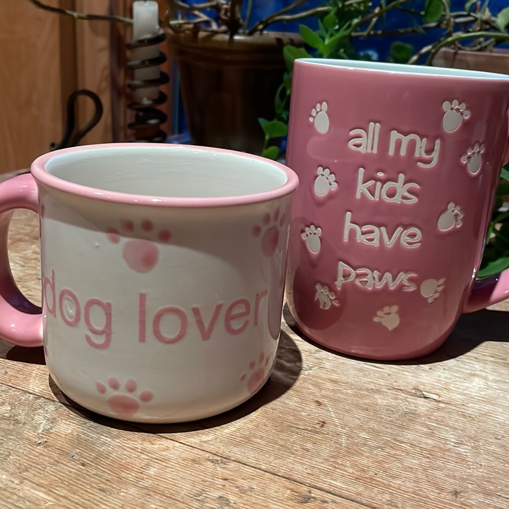 Set of two Large Mugs